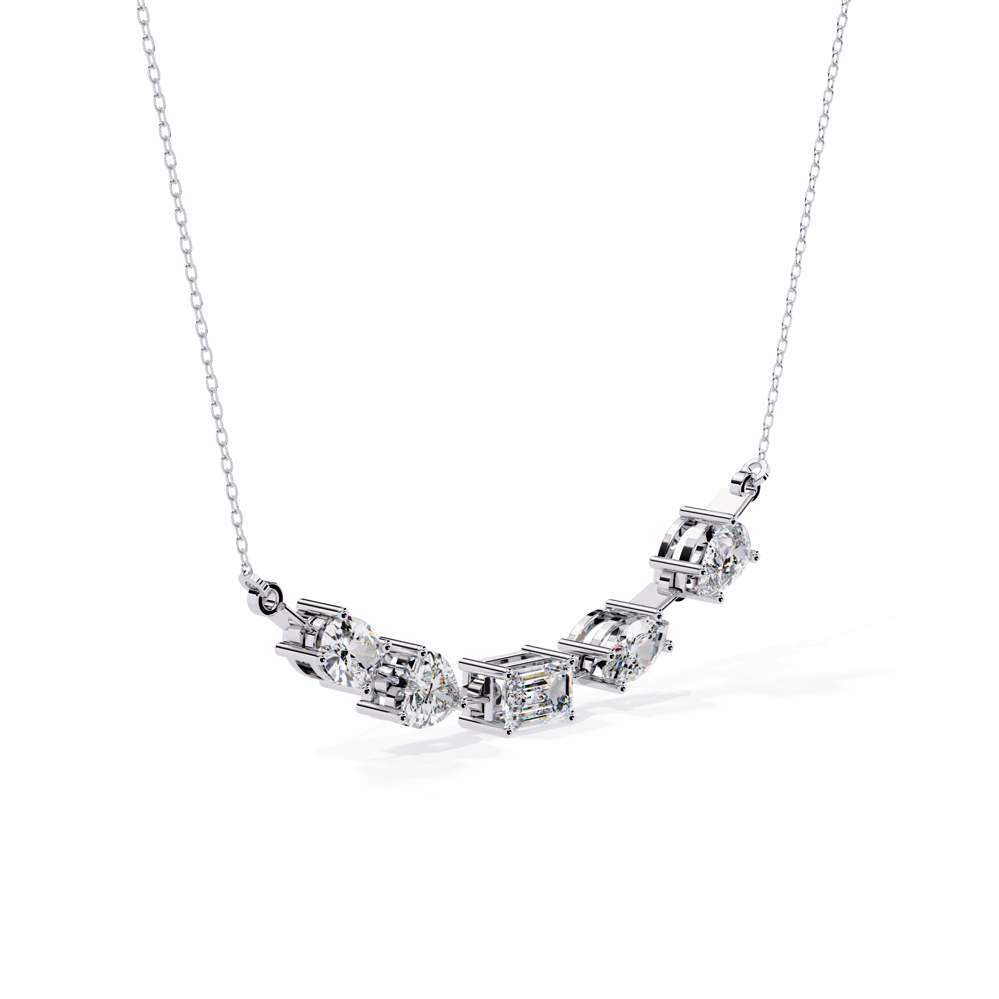 The Harmony of Cuts Necklace