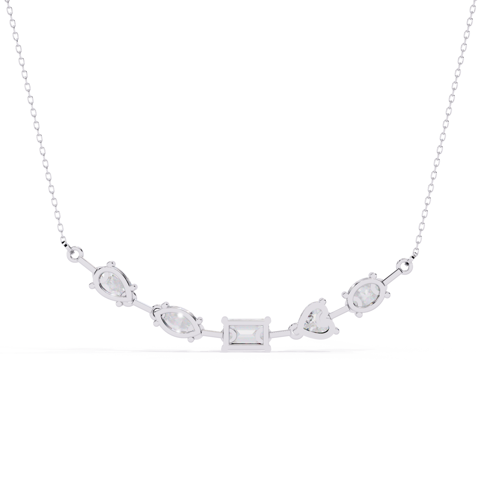 The Harmony of Cuts Necklace
