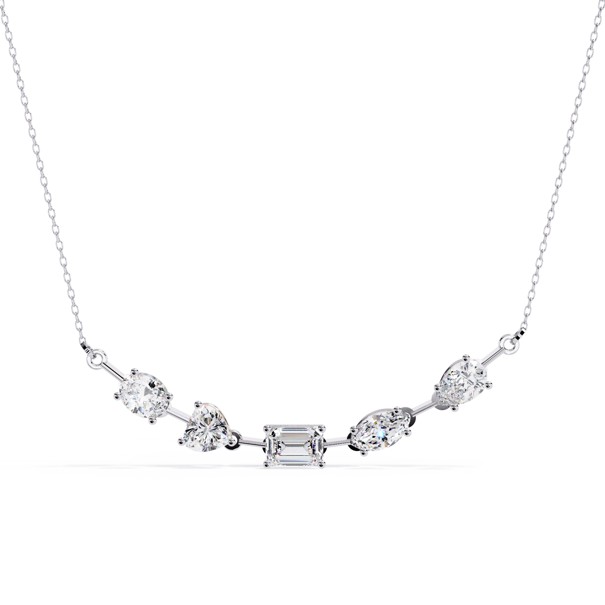 The Harmony of Cuts Necklace