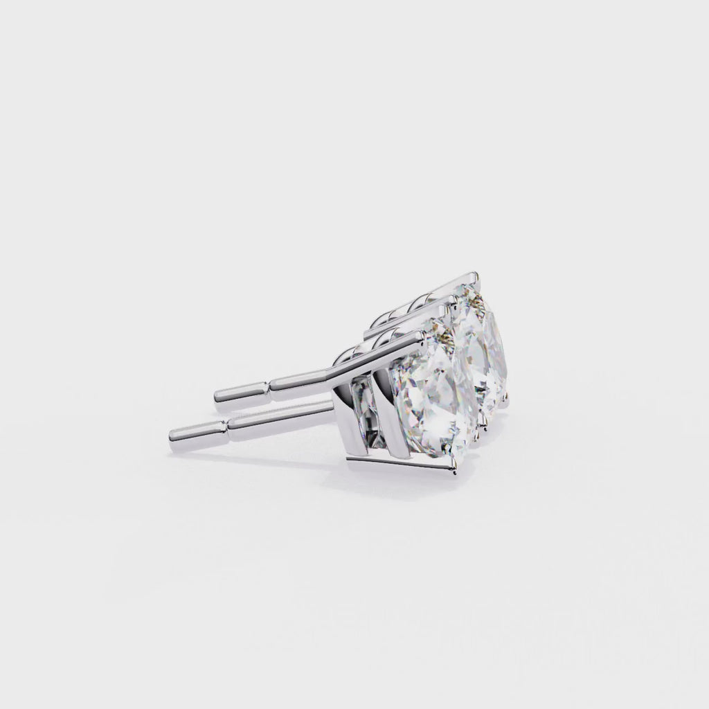 Amora Heartline Studs